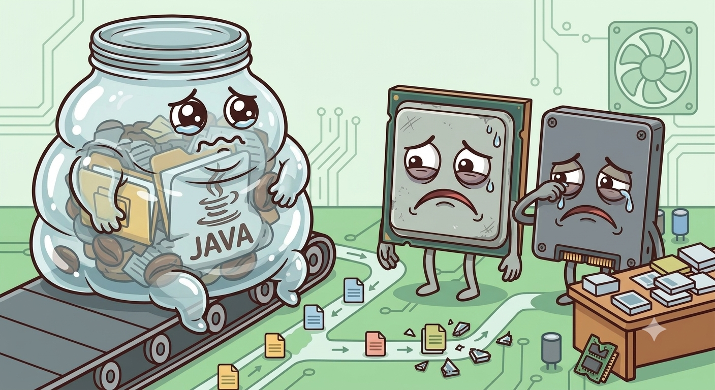 Sad CPU seeing a ZIP file